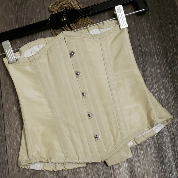 Burleska Other - 20" Cream Tan Underbust Corset Burleska Other - 20" Cream Tan Underbust Corset